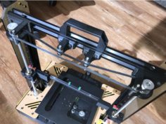 Prusa i4 Single Stepper Belt Driven Z Axis Modification 3D Print Model