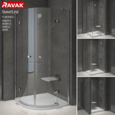 Shower room RAVAK SmartLine 3D Model