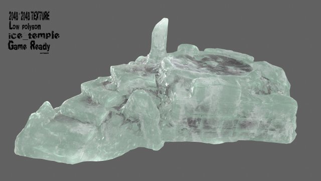 Ice temple 4 3D Model