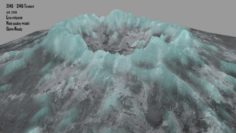 Snow Volcano 4 3D Model
