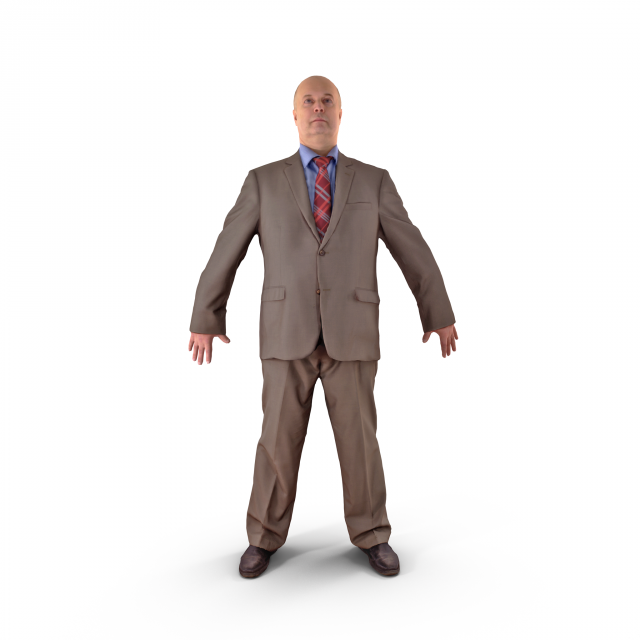 Business Man 3D Model