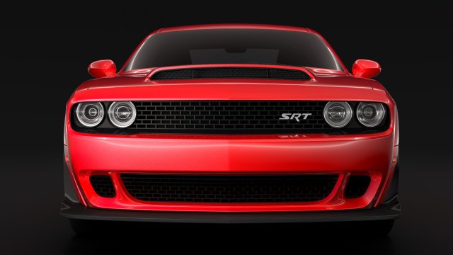 Dodge Challenger SRT Demon 2018 3D Model