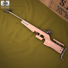 1827F ANSCHUTZ Biathlon rifle 3D Model