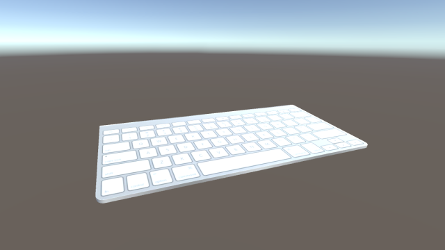 Apple Wireless Keyboard 3D Model