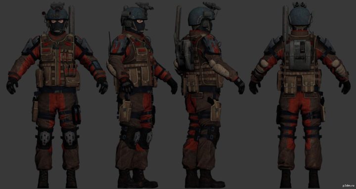 Elite Soldier 3D Model