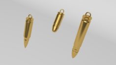 Bullets Keychains Printable 3D Model