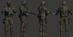 US Assault 3D Model