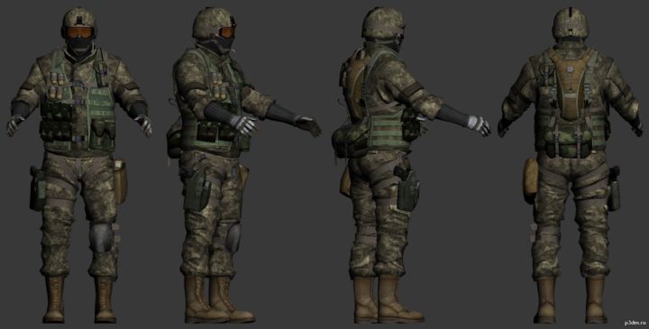 US Assault 3D Model