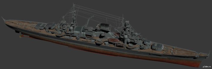 Roon 1945 3D Model