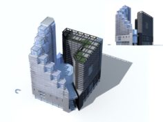 City – high-rise office 10 3D Model