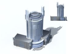 City – high-rise office 313 3D Model