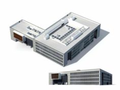 City – multi-storey commercial office building 91 3D Model
