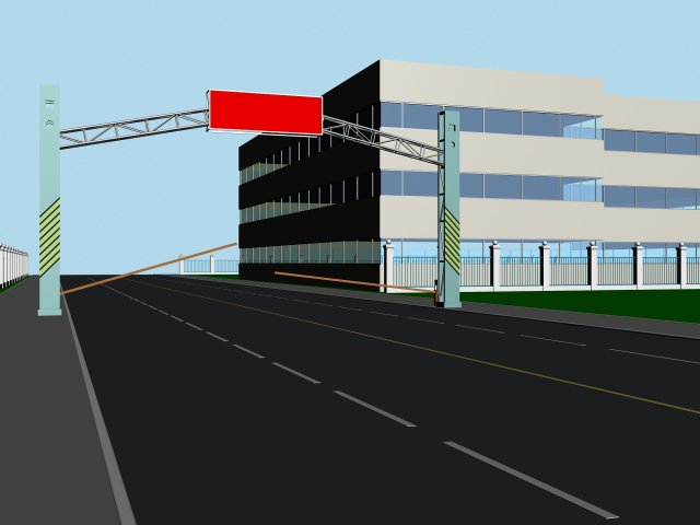 City road sketch 2 3D Model