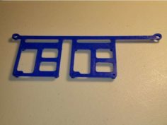 Dual mosfet mount for Melzi board 3D Print Model