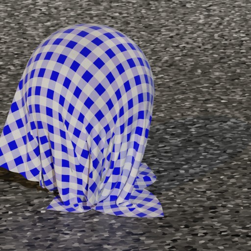 Procedural Gingham Cloth						 Free 3D Model