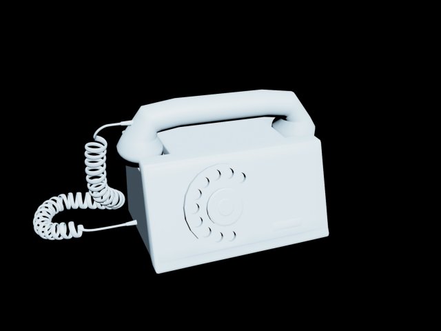 Simple phone 3D Model
