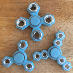 What-the-Hex (pick-a-weight) Fidget Spinner 3D Print Model