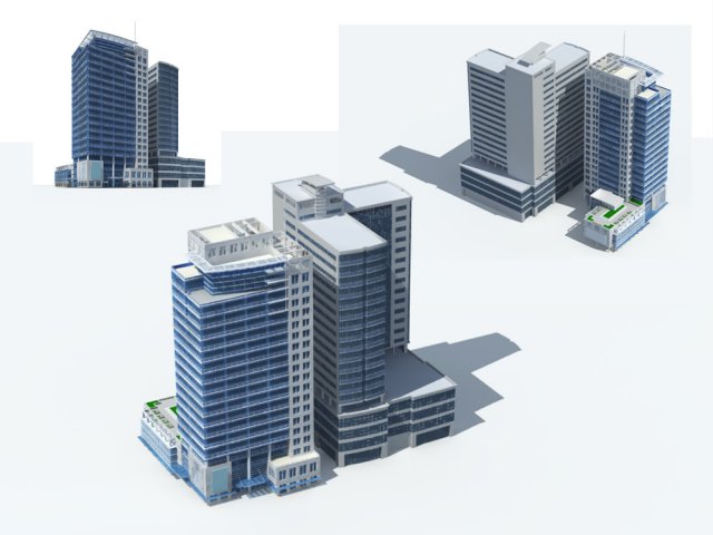 City – high-rise office 87 3D Model