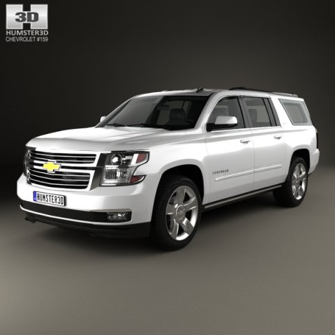 Chevrolet Suburban LTZ 2014 3D Model