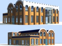 Urban architecture – school office villas 69 3D Model