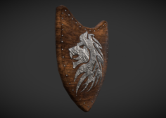 Medieval Shield – PBR – Game Ready 3D Model