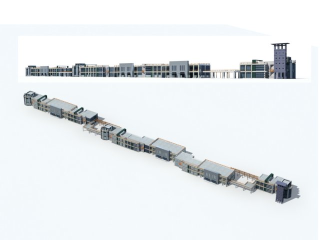 City – high-rise office 217 3D Model