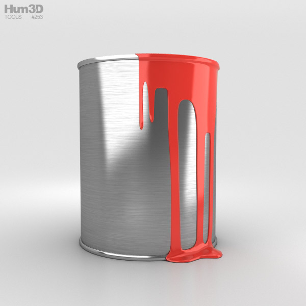 Paint Can 3D Model