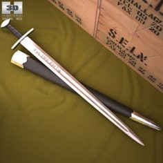 Viking Ulfberht Sword 3D Model