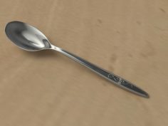 A spoon 3D Model