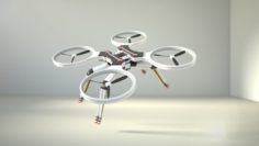 Scifi Concept Drone Robot 3D Model