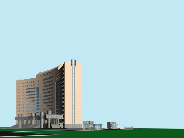 Urban planning – commercial buildings 69 3D Model