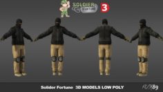 MGS4 Solider Romanian International Low poly 3D Model