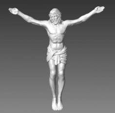 Jesus on the cross 2 3D Model