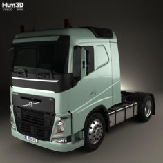 Volvo FH 420 Sleeper Cab Tractor Truck 2-axle 2012 3D Model