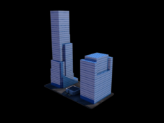 Skyscrapers from GTA V also for 3D printing stl 3D Model