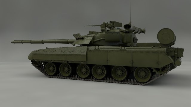 T-80 3D Model