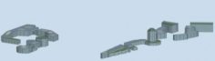 Urban planning – commercial buildings 148 3D Model
