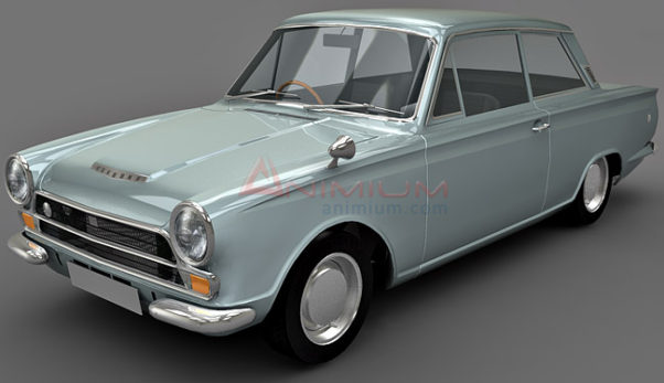 Lotus Cortina 3d model