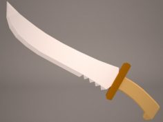 Sword Saber 1 3D Model