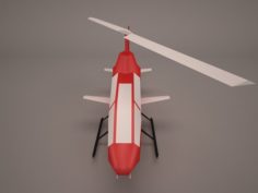 Helicopter 1 Free 3D Model