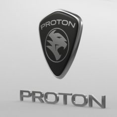 Proton logo 3D Model