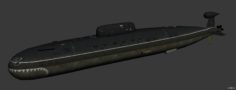 Sierra class submarine 3D Model