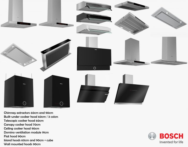 Bosch extractor collection 3D model 3D Model