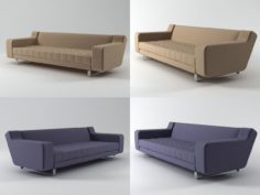 3-Seat Sofa Free 3D Model