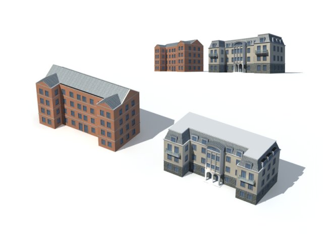 City – high-rise office 277 3D Model