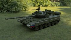Russian Tank T-80 u 3D Model