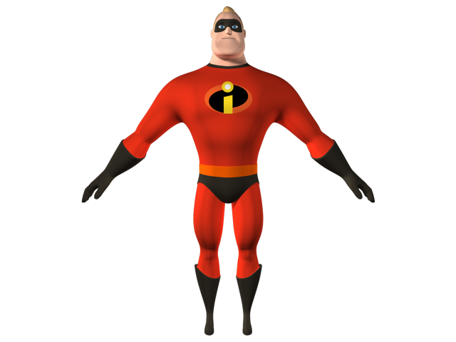 Mr Incredible 3D Model