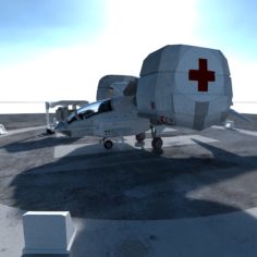 spaceship ambulance 3D Model