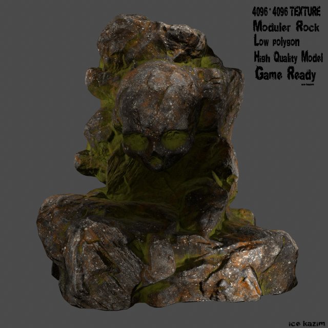 Skullrock 1 3D Model