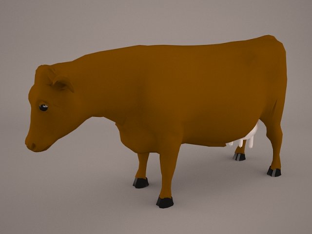 Cow Animal 3D Model